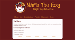 Desktop Screenshot of magicfoxy.com